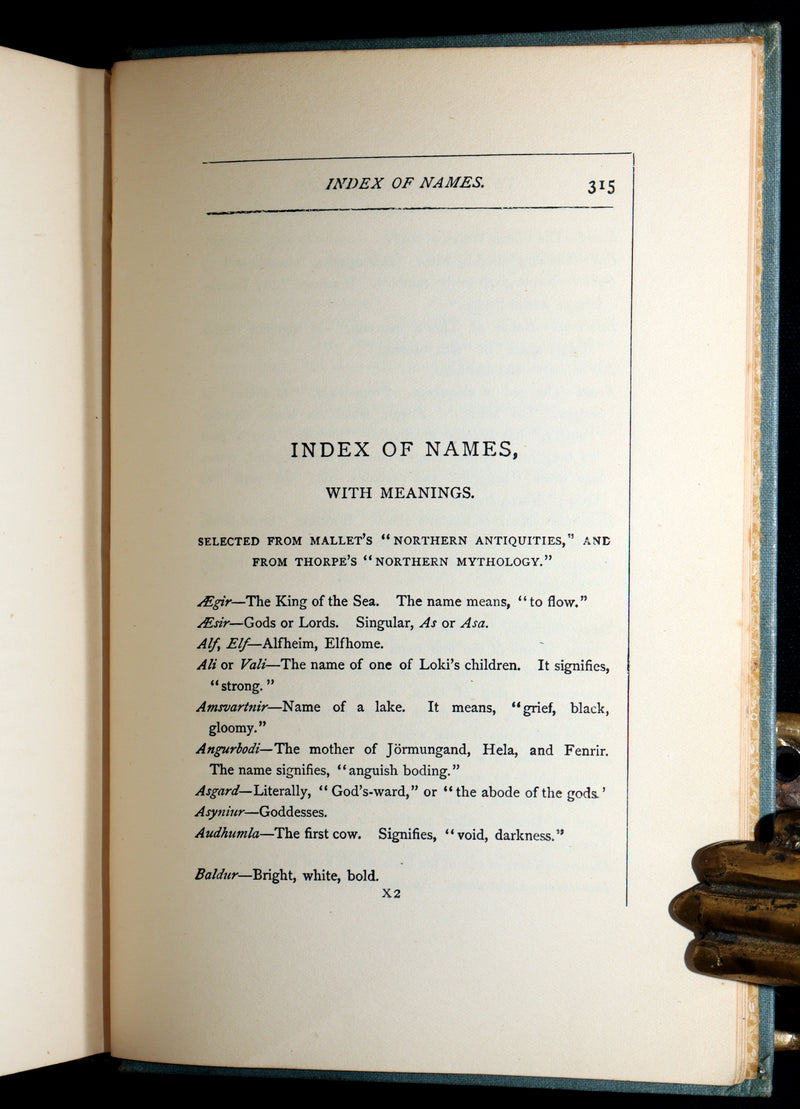 1897 Scarce Edition - The Heroes of Asgard by A. & E. Keary Illustrated by Huard