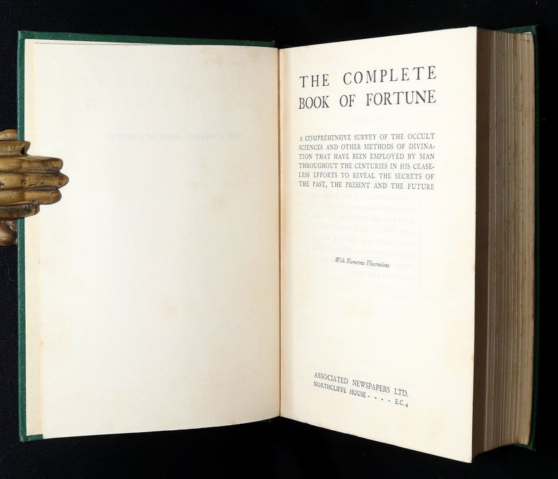 1935 Scarce with Dust Jacket -The Complete Book of Fortune, Occult Sciences