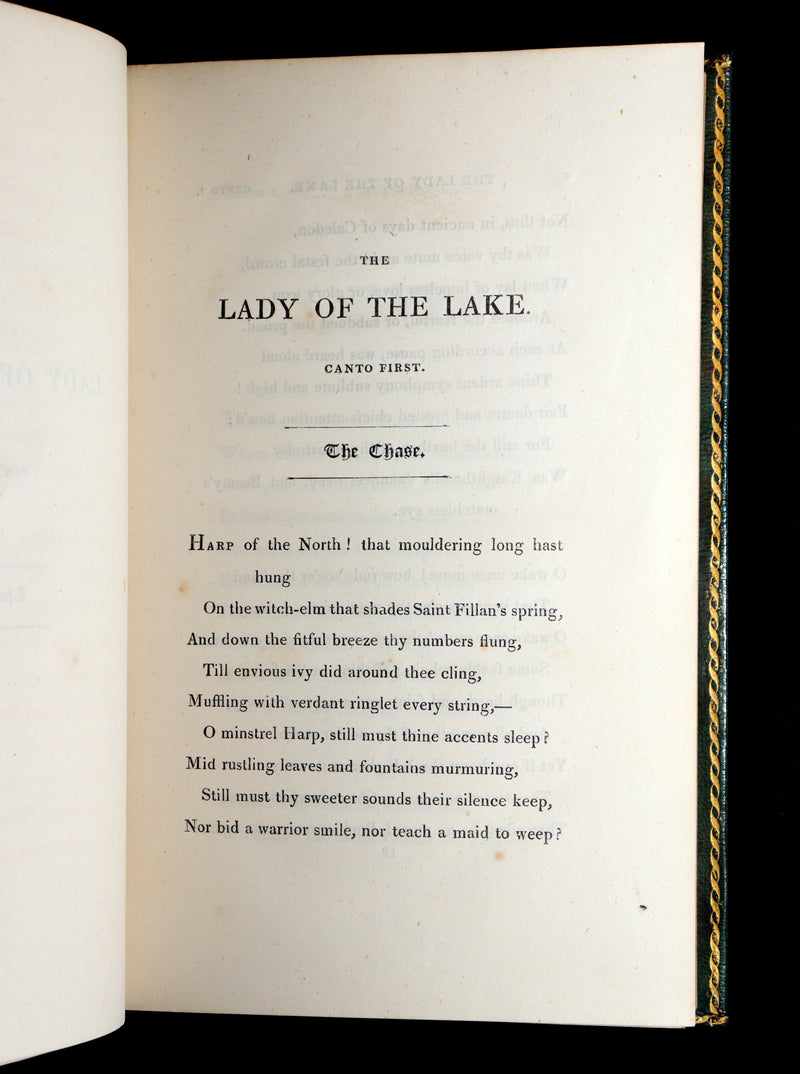 1810 Rare Third Edition - The Lady of the Lake. A Poem by Sir Walter Scott