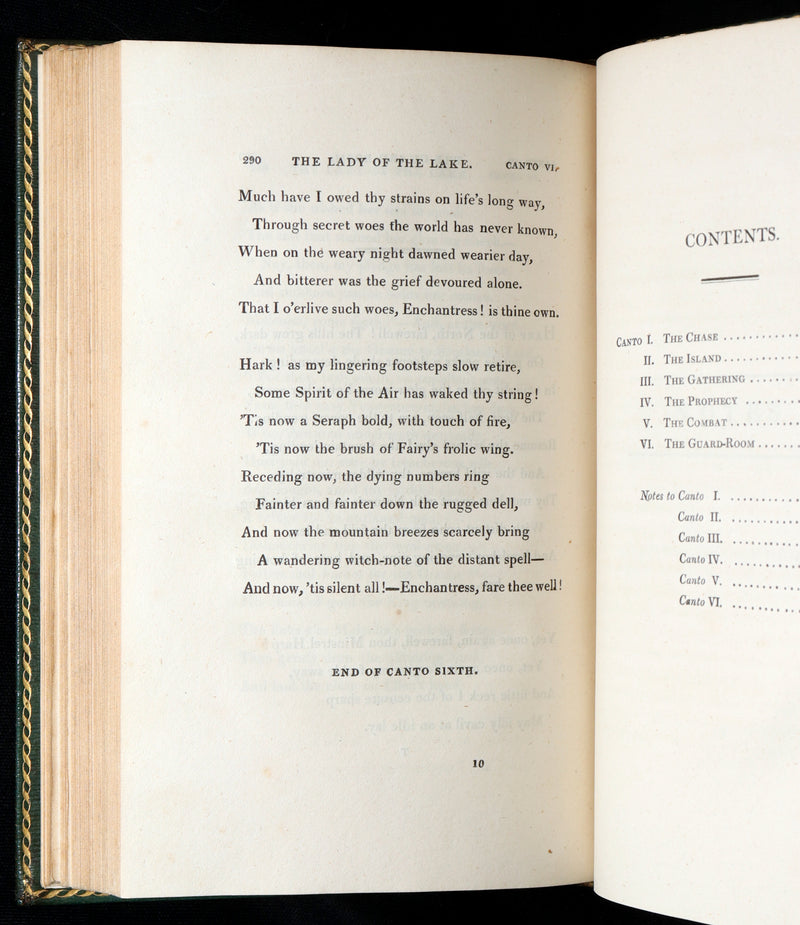 1810 Rare Third Edition - The Lady of the Lake. A Poem by Sir Walter Scott