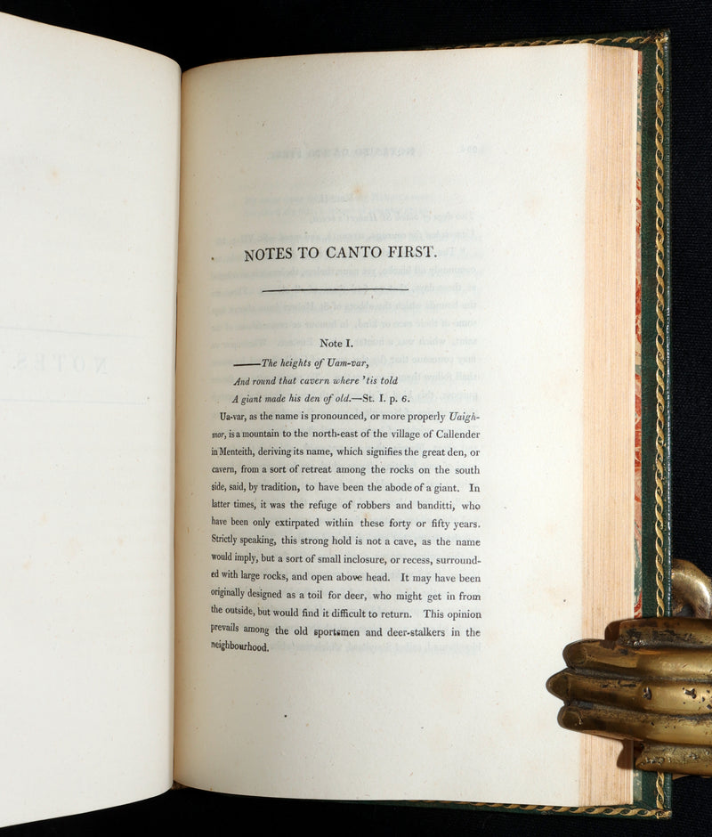 1810 Rare Third Edition - The Lady of the Lake. A Poem by Sir Walter Scott