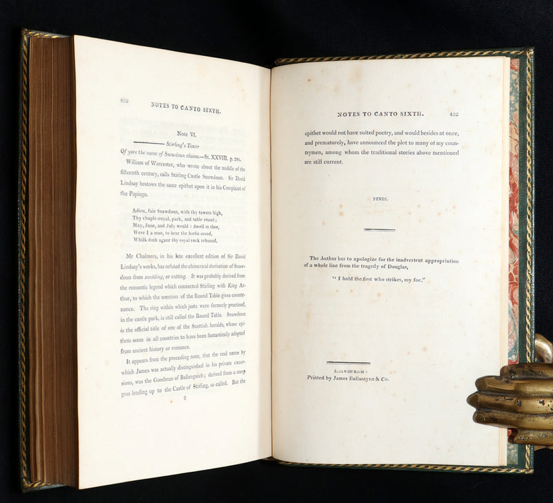 1810 Rare Third Edition - The Lady of the Lake. A Poem by Sir Walter Scott