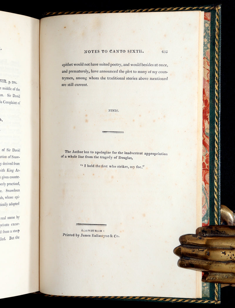 1810 Rare Third Edition - The Lady of the Lake. A Poem by Sir Walter Scott