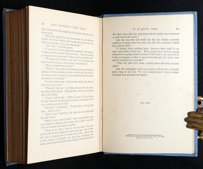 1900 Rare Book - Hans Christian Andersen's Fairy Tales, Illustrated