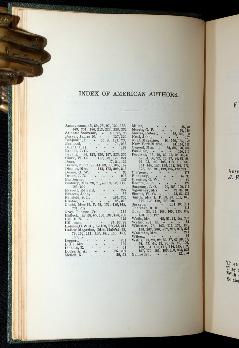 1852 Rare Book- Flora’s Interpreter and Fortuna Flora by Sarah J. Hale, 4 Plates