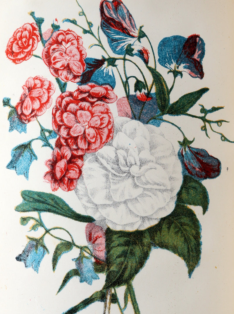1852 Rare Book- Flora’s Interpreter and Fortuna Flora by Sarah J. Hale, 4 Plates