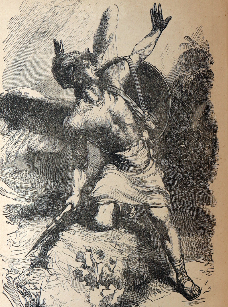 1876 Rare Book - The Poetical Works of John Milton, Paradise Lost and Regained