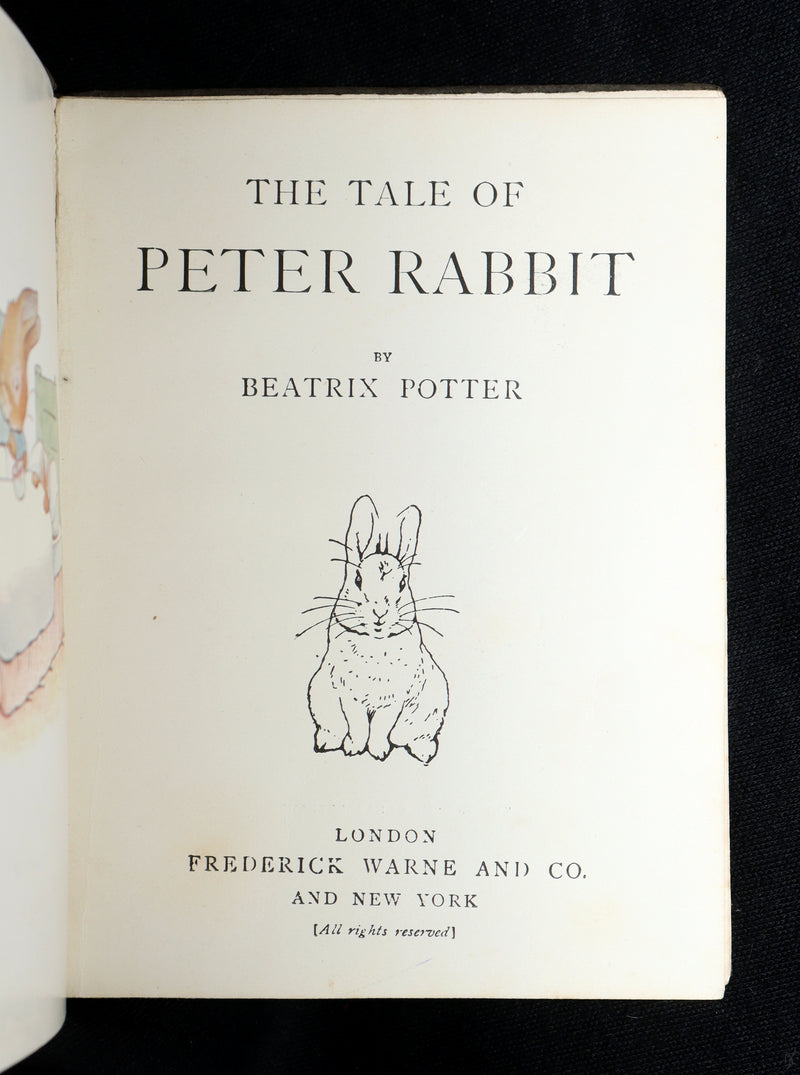 1910 Rare Edition - The Tale of Peter Rabbit illustrated by Beatrix Potter