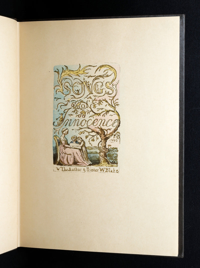 1926 Rare Facsimile of the British Museum - Songs of Innocence by William Blake