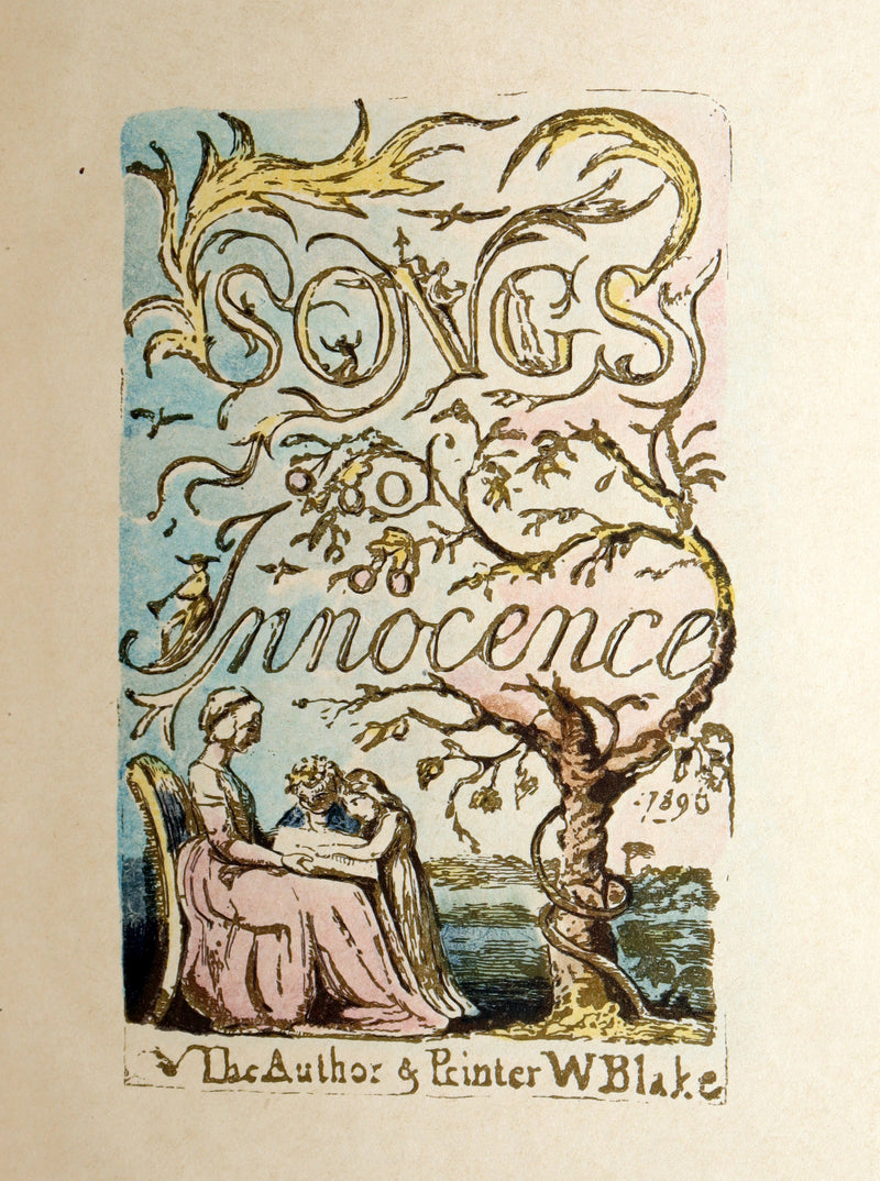 1926 Rare Facsimile of the British Museum - Songs of Innocence by William Blake