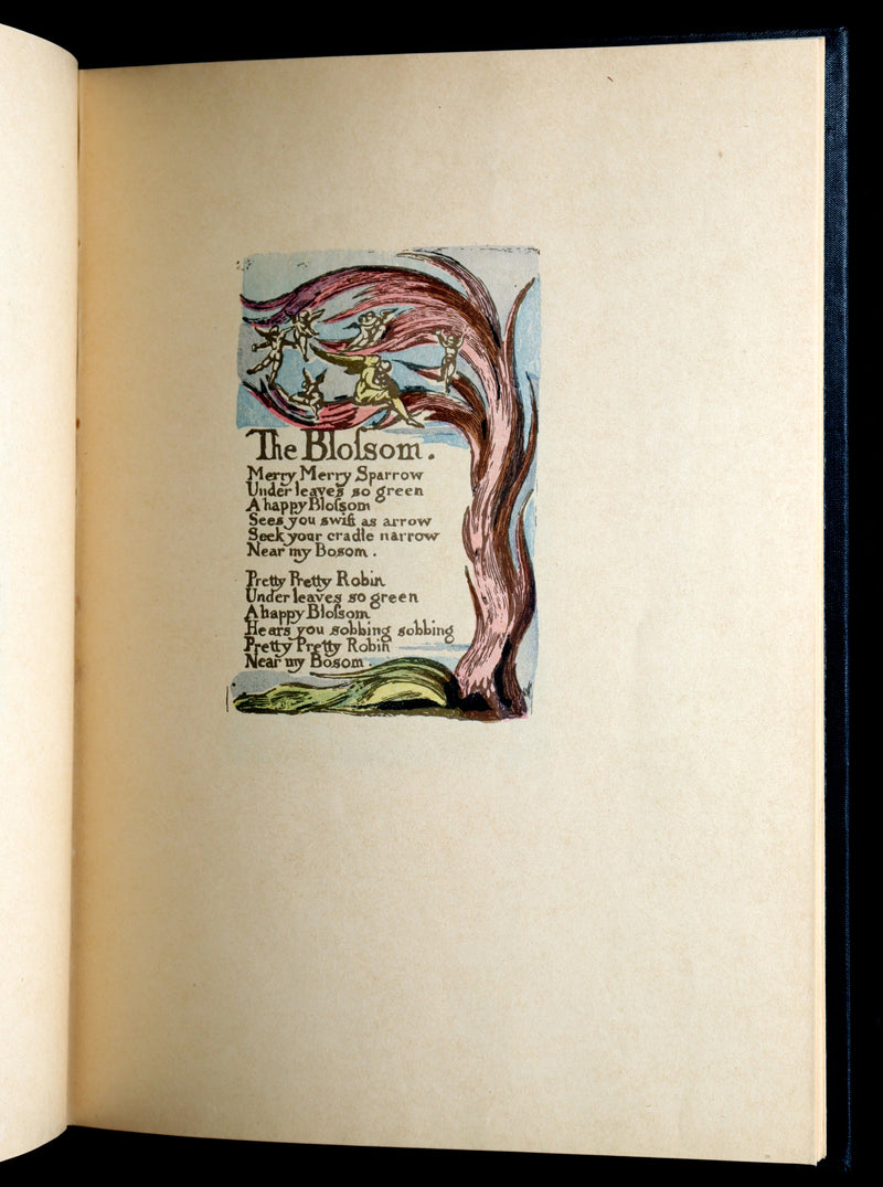 1926 Rare Facsimile of the British Museum - Songs of Innocence by William Blake