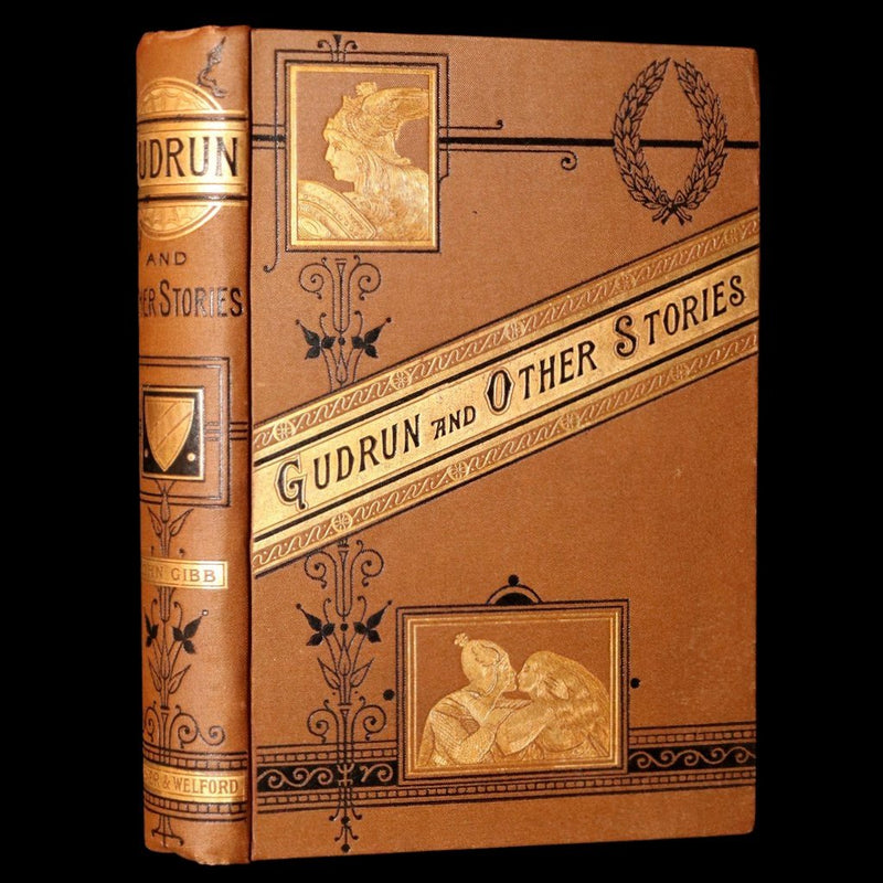 1881 Scarce First Edition - Gudrun and Other Medieval Epics Stories Illustrated