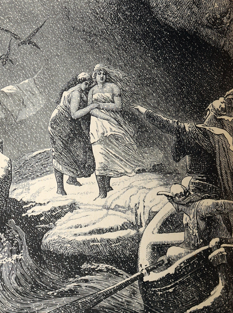 1881 Scarce First Edition - Gudrun and Other Medieval Epics Stories Illustrated