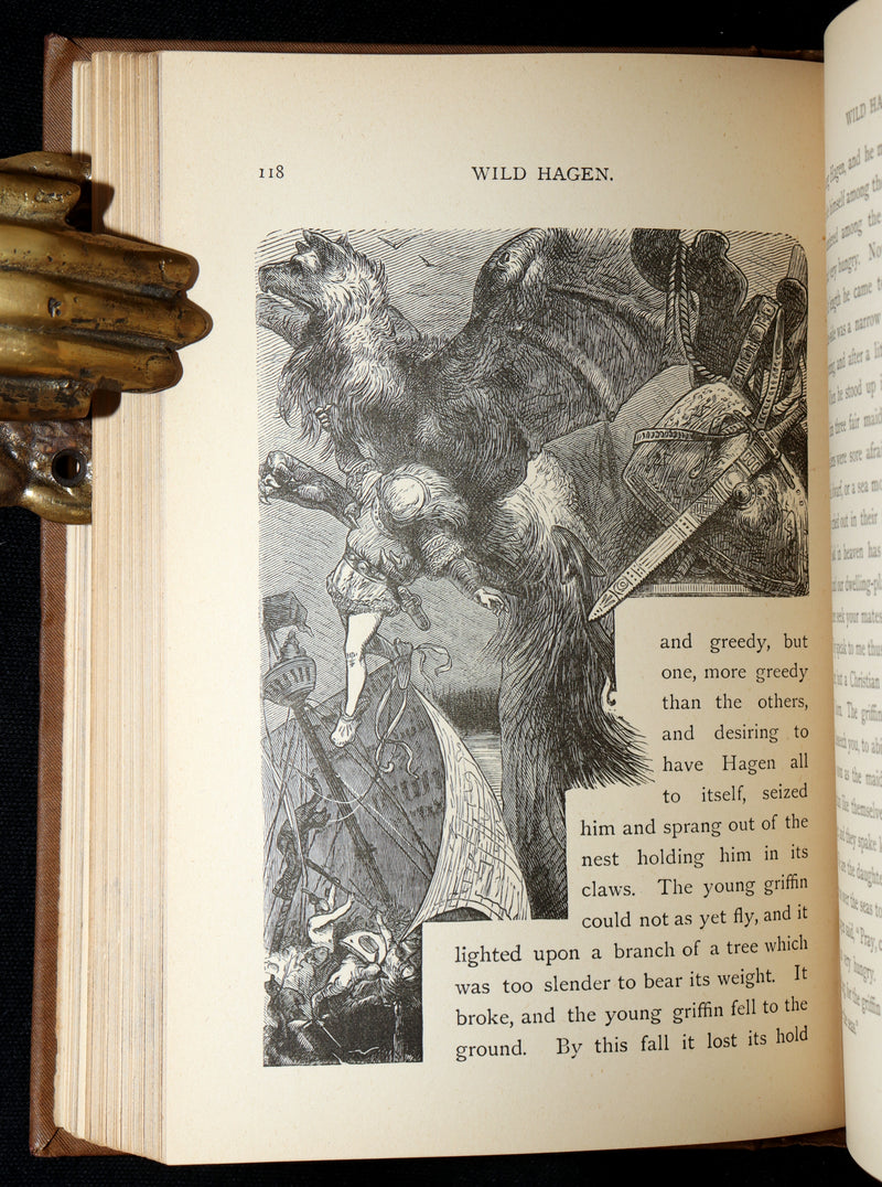 1881 Scarce First Edition - Gudrun and Other Medieval Epics Stories Illustrated