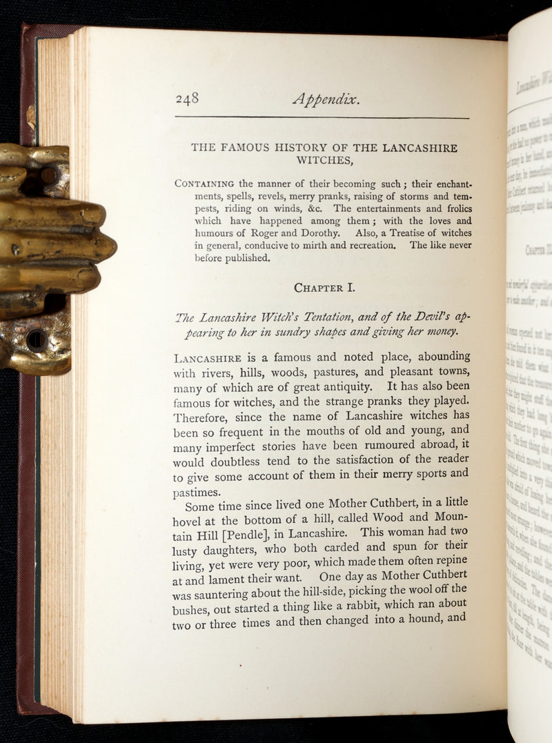 1882 Rare Book - Lancashire Legends, Superstitions, Witches by Harland Wilkinson