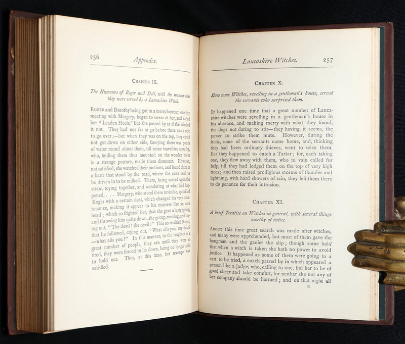 1882 Rare Book - Lancashire Legends, Superstitions, Witches by Harland Wilkinson