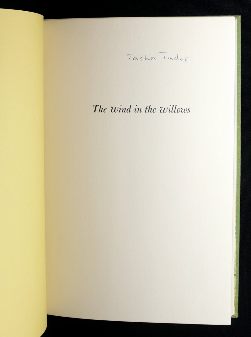 1966 Signed First Edition - The Wind in the Willows illustrated by Tasha Tudor