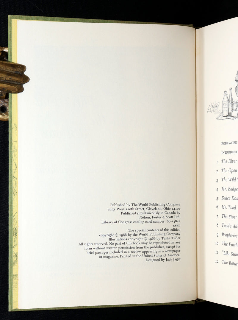 1966 Signed First Edition - The Wind in the Willows illustrated by Tasha Tudor