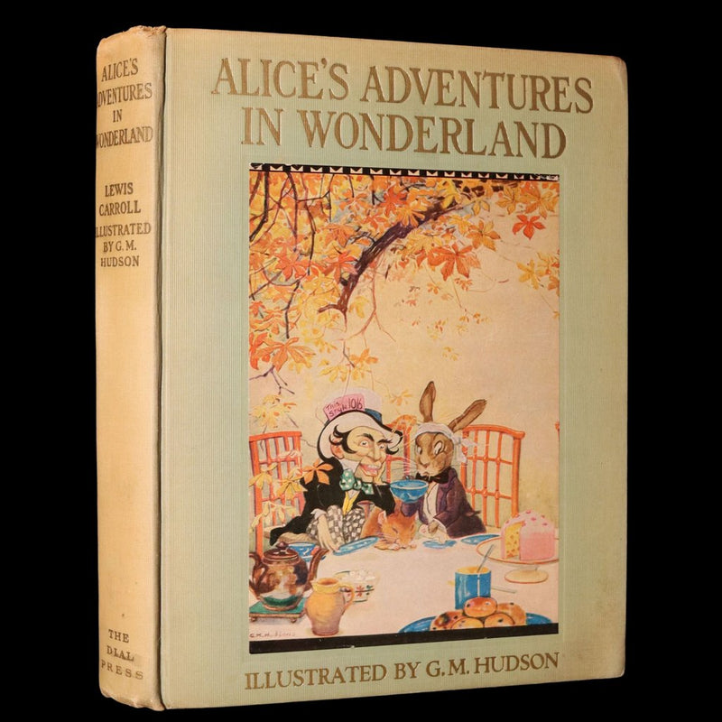 1935 Rare Book - Alice's Adventures in Wonderland Illustrated by Gwynedd Hudson