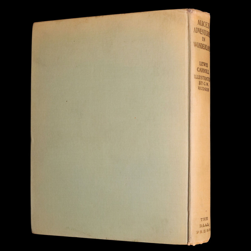 1935 Rare Book - Alice's Adventures in Wonderland Illustrated by Gwynedd Hudson
