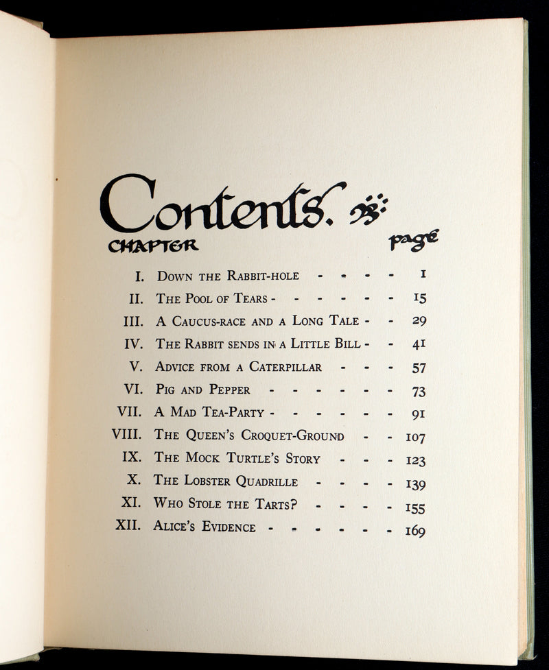 1935 Rare Book - Alice's Adventures in Wonderland Illustrated by Gwynedd Hudson