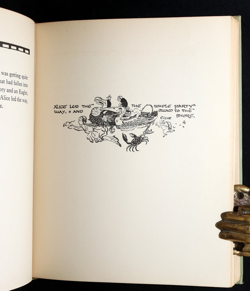 1935 Rare Book - Alice's Adventures in Wonderland Illustrated by Gwynedd Hudson