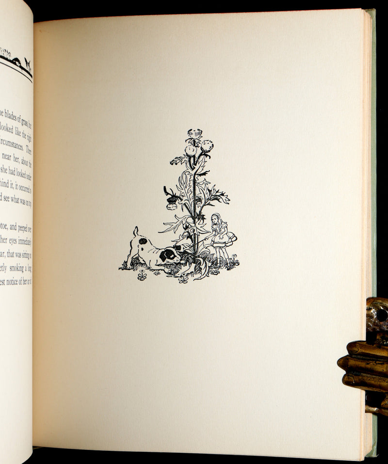 1935 Rare Book - Alice's Adventures in Wonderland Illustrated by Gwynedd Hudson