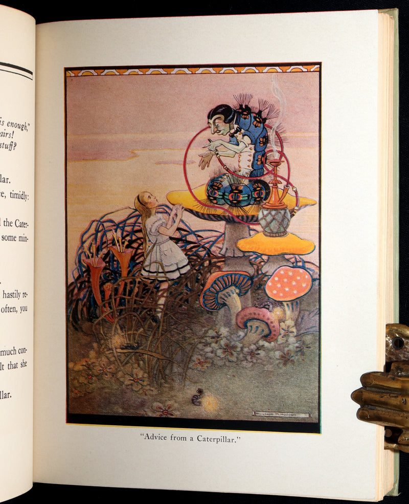 1935 Rare Book - Alice's Adventures in Wonderland Illustrated by Gwynedd Hudson