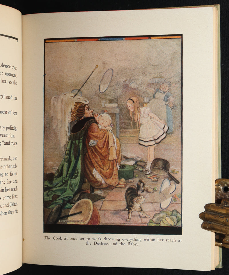 1935 Rare Book - Alice's Adventures in Wonderland Illustrated by Gwynedd Hudson