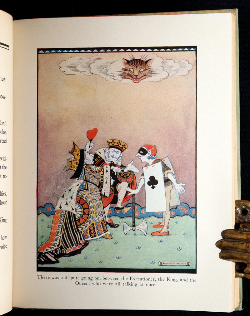 1935 Rare Book - Alice's Adventures in Wonderland Illustrated by Gwynedd Hudson