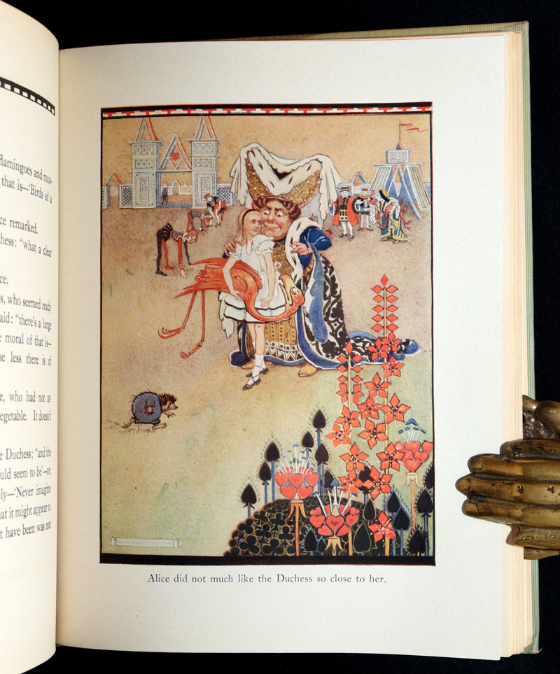 1935 Rare Book - Alice's Adventures in Wonderland Illustrated by Gwynedd Hudson