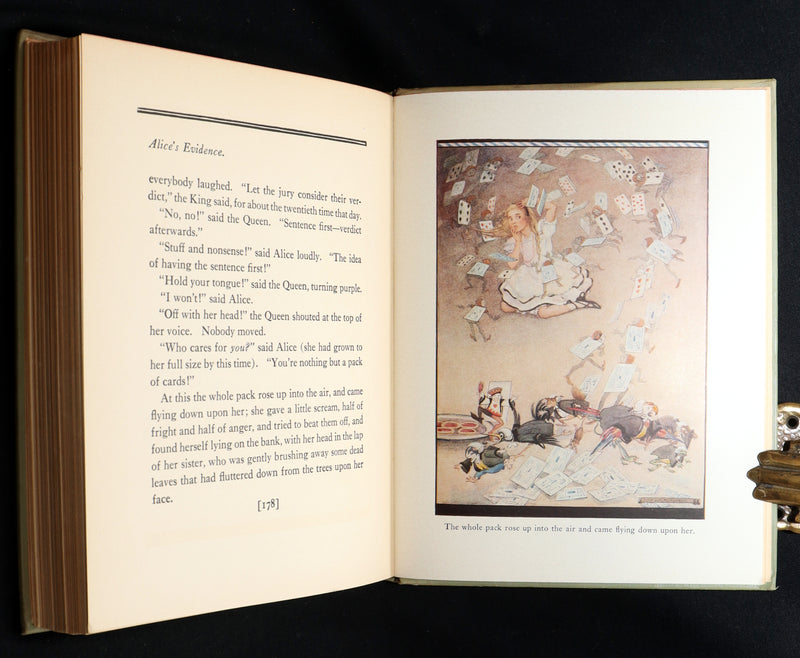 1935 Rare Book - Alice's Adventures in Wonderland Illustrated by Gwynedd Hudson