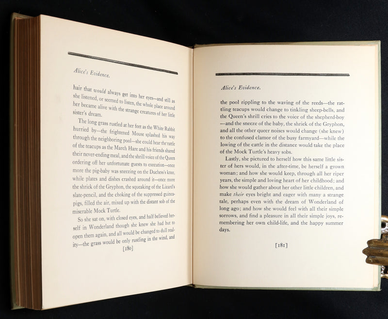 1935 Rare Book - Alice's Adventures in Wonderland Illustrated by Gwynedd Hudson