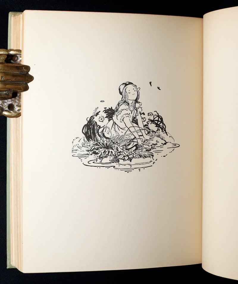 1935 Rare Book - Alice's Adventures in Wonderland Illustrated by Gwynedd Hudson