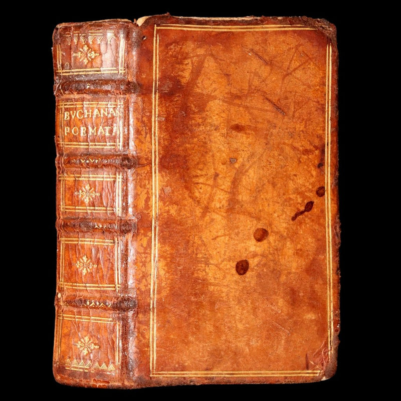1628 Rare Book - Georgii Buchanani - Scottish Poems by George Buchanan