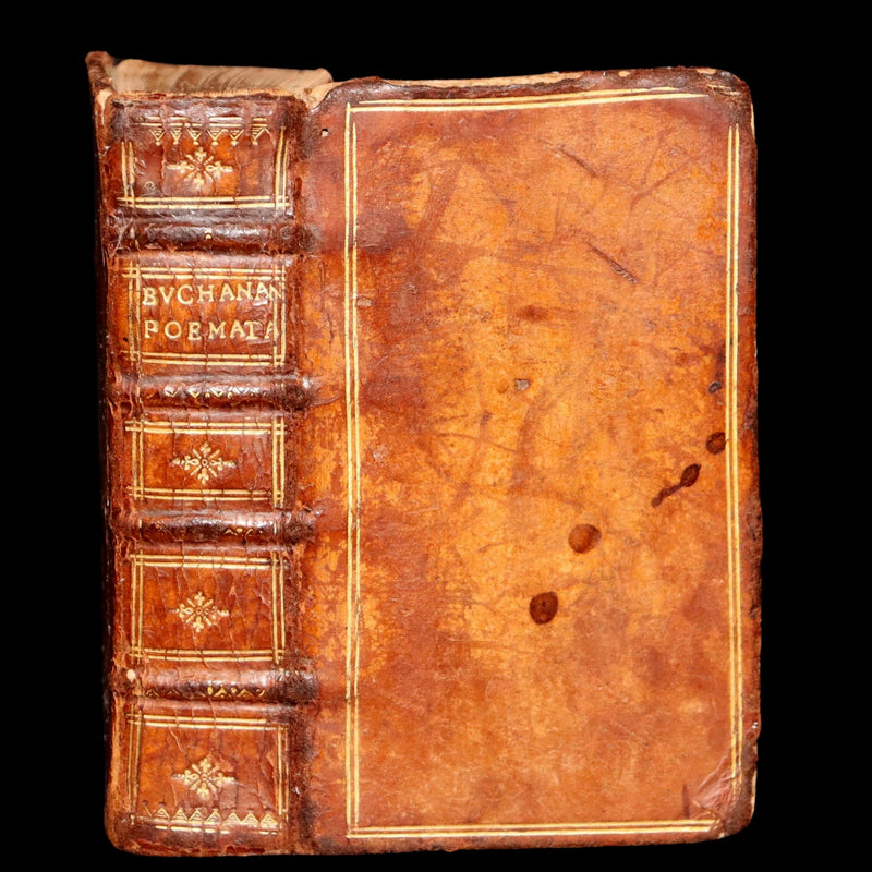1628 Rare Book - Georgii Buchanani - Scottish Poems by George Buchanan
