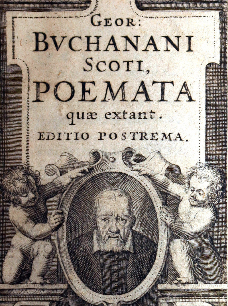 1628 Rare Book - Georgii Buchanani - Scottish Poems by George Buchanan