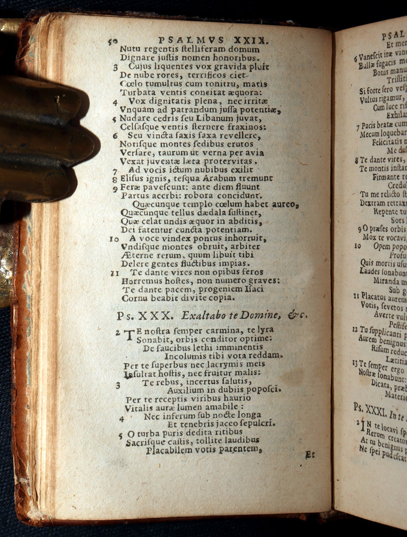 1628 Rare Book - Georgii Buchanani - Scottish Poems by George Buchanan