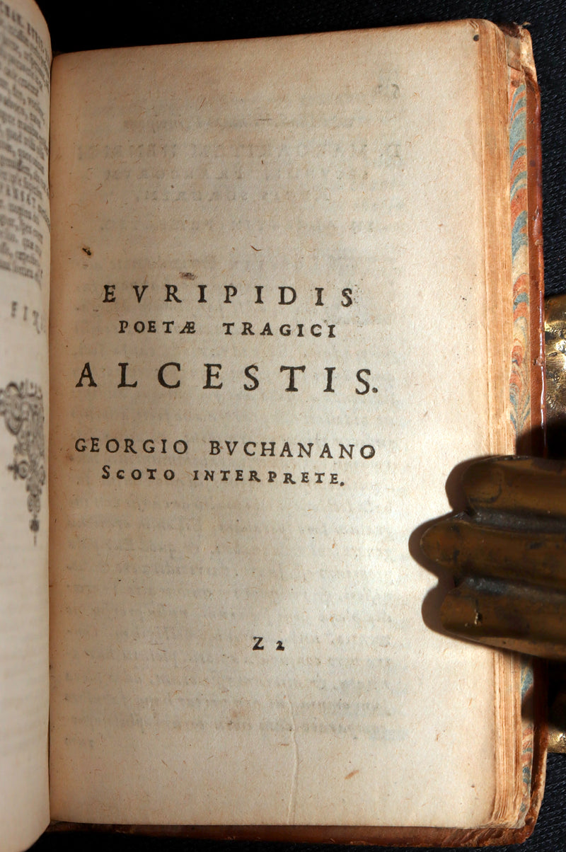 1628 Rare Book - Georgii Buchanani - Scottish Poems by George Buchanan