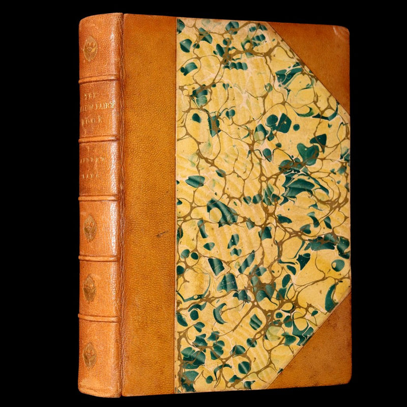 1894 Rare First Edition - The Yellow Fairy Book by Andrew Lang, Illustrated