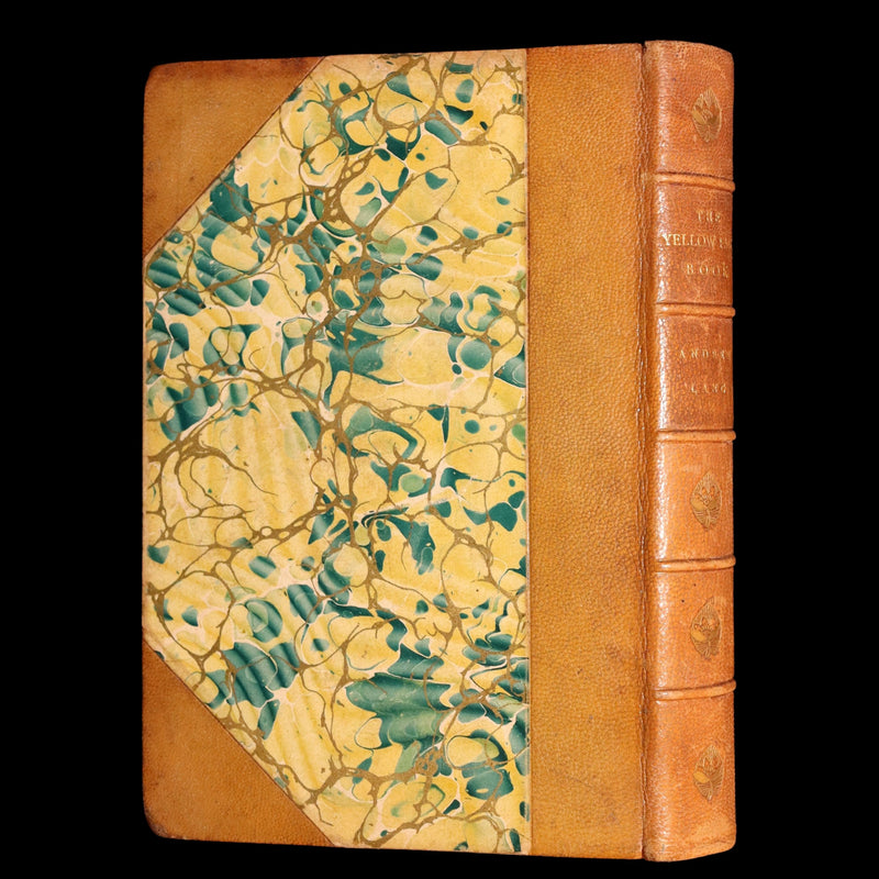 1894 Rare First Edition - The Yellow Fairy Book by Andrew Lang, Illustrated