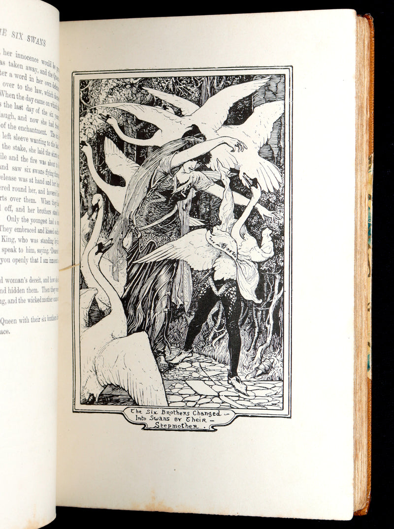 1894 Rare First Edition - The Yellow Fairy Book by Andrew Lang, Illustrated