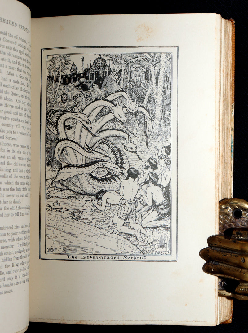 1894 Rare First Edition - The Yellow Fairy Book by Andrew Lang, Illustrated