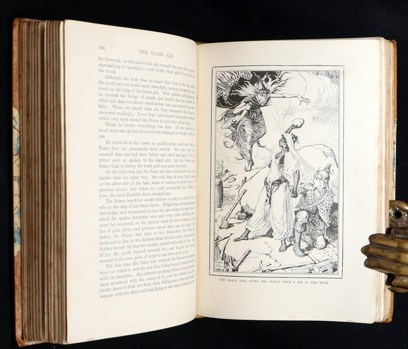 1894 Rare First Edition - The Yellow Fairy Book by Andrew Lang, Illustrated