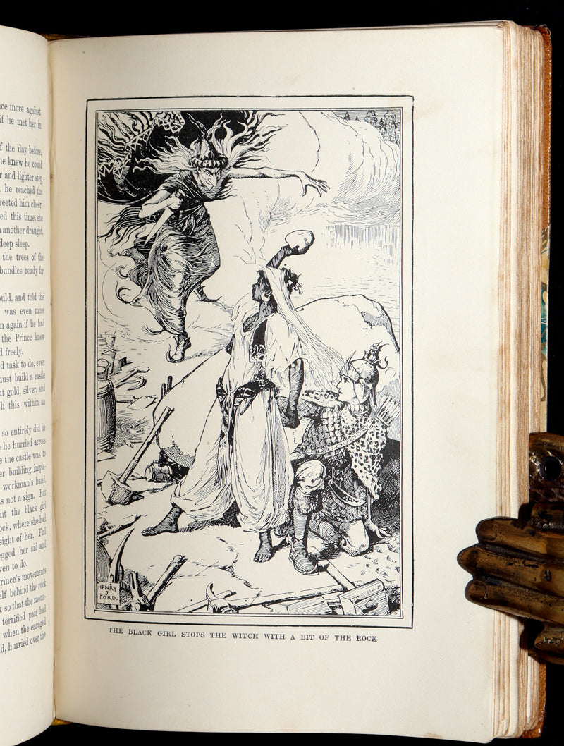 1894 Rare First Edition - The Yellow Fairy Book by Andrew Lang, Illustrated