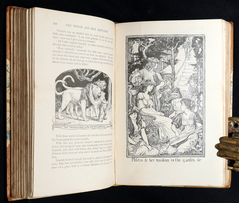 1894 Rare First Edition - The Yellow Fairy Book by Andrew Lang, Illustrated