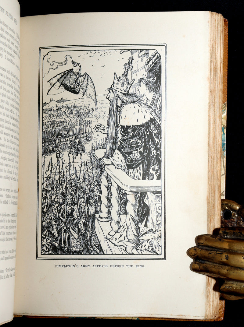 1894 Rare First Edition - The Yellow Fairy Book by Andrew Lang, Illustrated