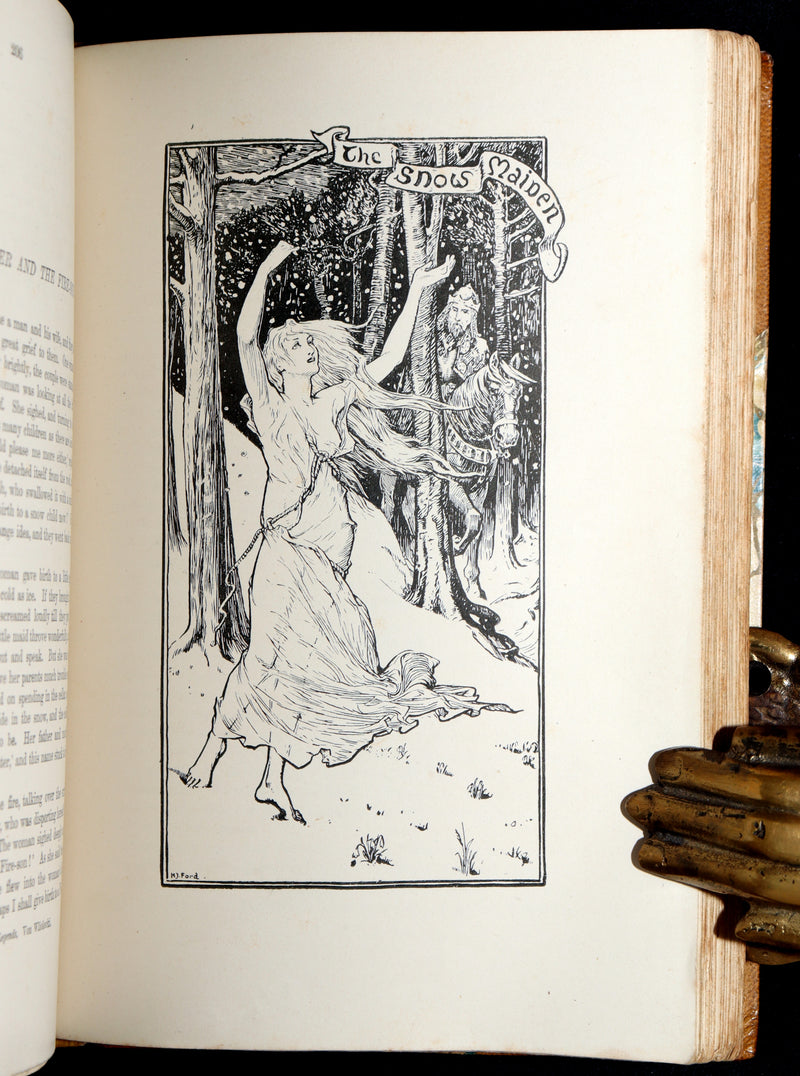 1894 Rare First Edition - The Yellow Fairy Book by Andrew Lang, Illustrated