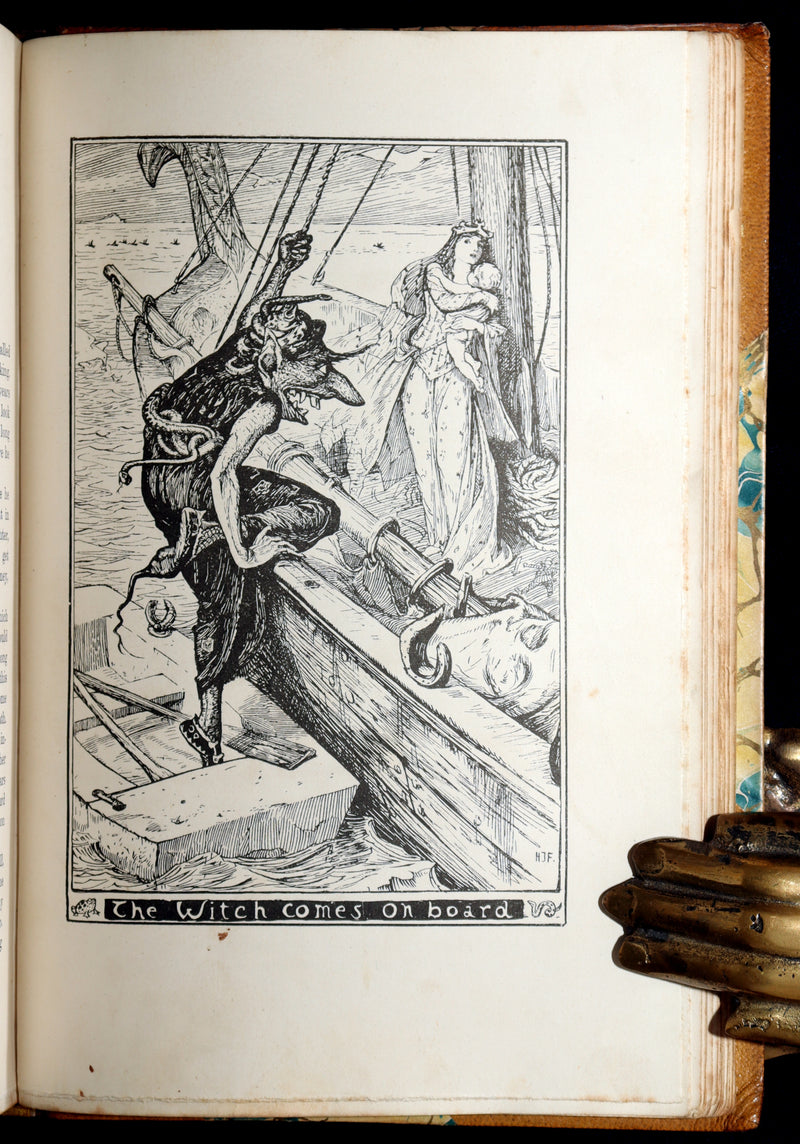1894 Rare First Edition - The Yellow Fairy Book by Andrew Lang, Illustrated