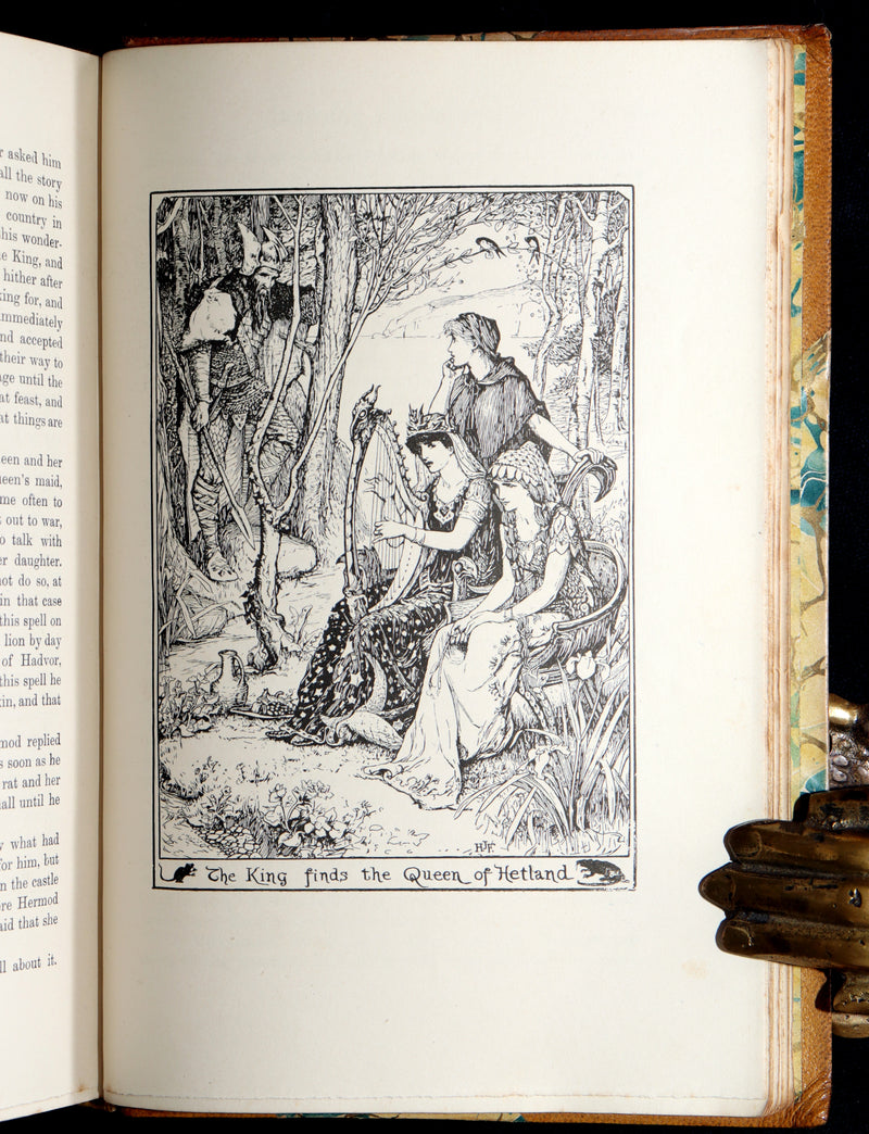 1894 Rare First Edition - The Yellow Fairy Book by Andrew Lang, Illustrated